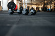 © Drobot Dean - Dumbbells on the floor in gym