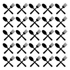 Poster - Restaurant cutlery utensil icon vector illustration graphic design