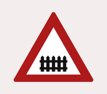 Icon Level Crossing Sign