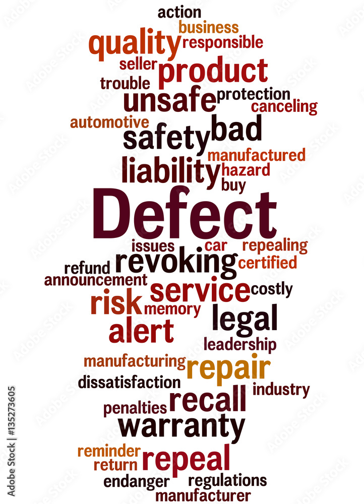 Defect, word cloud concept 5 Stock Illustration | Adobe Stock
