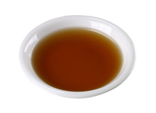 Fish Sauce In White Bowl Isolated On Background