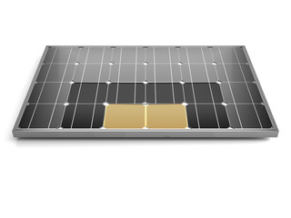 Solar panel.