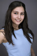 © Andrey_Arkusha - Beautiful young woman in blue dress