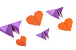 © ArtCookStudio - Origami heart and butterflies