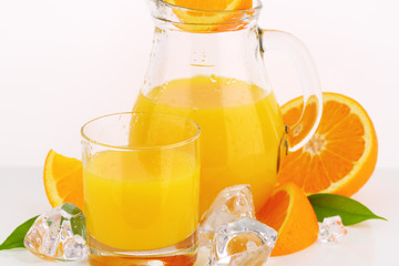 Canvas Print - fresh orange juice