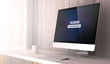 © MclittleStock - workspace with password screen computer