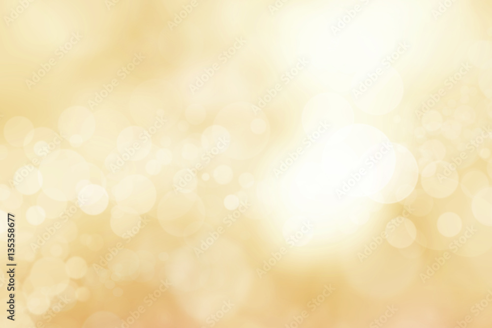 gold  background with bokeh - obrazy, fototapety, plakaty 