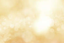 Gold  Background With Bokeh