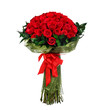 Flower bouquet of red roses