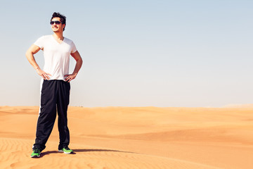Poster - Jogging In The Desert