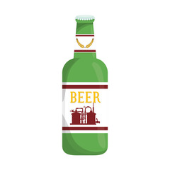 Canvas Print - bottle of beer icon design, vector illustration