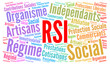 © Ricochet64 - RSI, régime social des indépendants nuage de mots