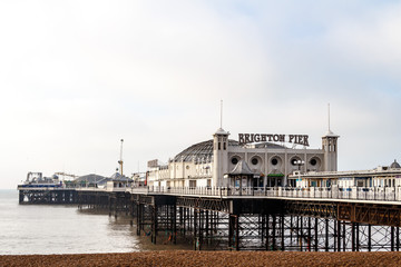 Wall Mural - Winter morning in Brighton