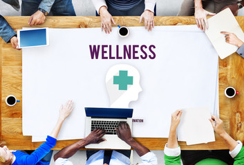 Wall Mural - wellness relax wellbeing nature balance exercise concept
