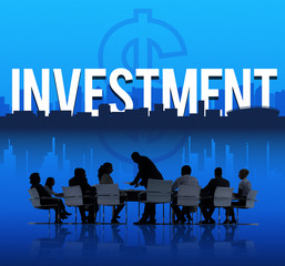 Wall Mural - Investment Business Financial Risk Management Concept