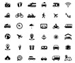 Icons Mobilität und Navigation