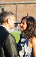 Poster - Loving Attitude between Bride and Groom