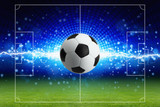 Fototapeta Sport - Abstract soccer background