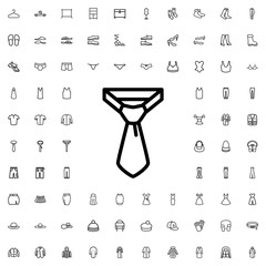 Wall Mural - tie icon illustration
