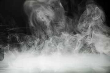 Wall Mural - smoke background and dense fog