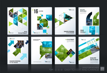 Business vector template mega set. Brochure layout, cover modern