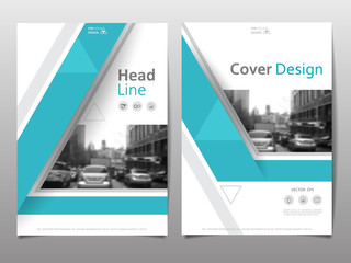 Cover design template for annual report. Abstract modern vector illustration. Cover presentation on a4. Abstract presentation templates.