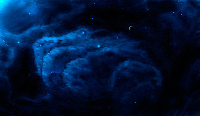 Wall Mural - space scene