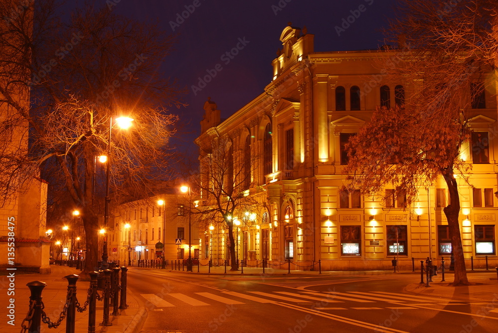 Lublin, Teatr im. J.Osterwy. - obrazy, fototapety, plakaty 