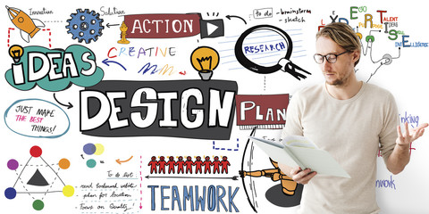 Wall Mural - design creative inspiration ideas concept