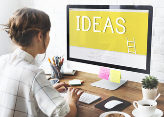 Wall Mural - ideas creativity design innovation concept