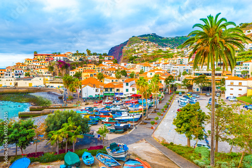 Fotografie, Obraz Panoramic view over Câmara de Lobos – Madeira island, Portugal
