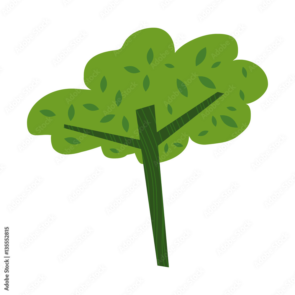 Cartoon tree Stock Photo | Adobe Stock