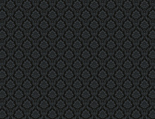 Black Damask Pattern Background