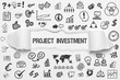 © magele-picture - Project Investment / weißes Papier mit Symbole