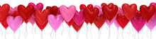 Valentine's Day Balloon Hearts