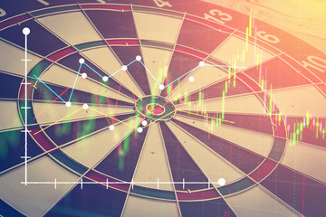 blank dartboard business success ideas