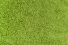 Close Up Green Fleece Texture. Background