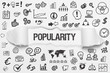 © magele-picture - Popularity / weißes Papier mit Symbole