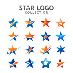 Sticker - star collection logo