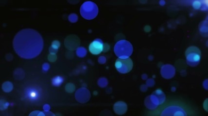 Poster - Abstract colorful glowing lights blurred particles footage Full HD