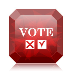 Canvas Print - Vote icon