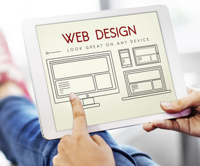 Poster - Template Layout Web UI Website Concept