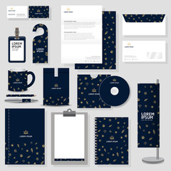 corporate identity template Stationery design set in vector format