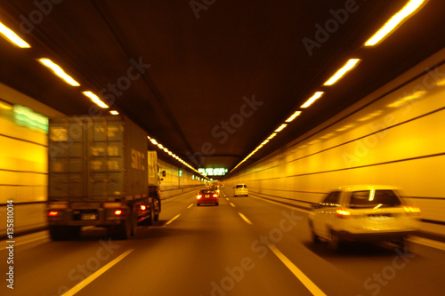 首都高速湾岸線東京港トンネル Stock Photo Adobe Stock