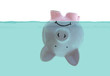 Upside down piggy bank