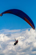 Paragliding with the eagles above the clouds, Pokhara Nepal.