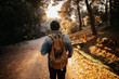 © ADDICTIVE STOCK - A tourist on rural road