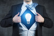 © ImageFlow - Superman and light bulb