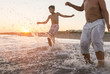 © Jasmin Merdan - Fun kids playing splash at beach