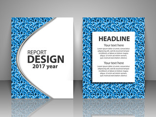 Brochure design template. Report, flyer, business layout, presentation template A4 size.